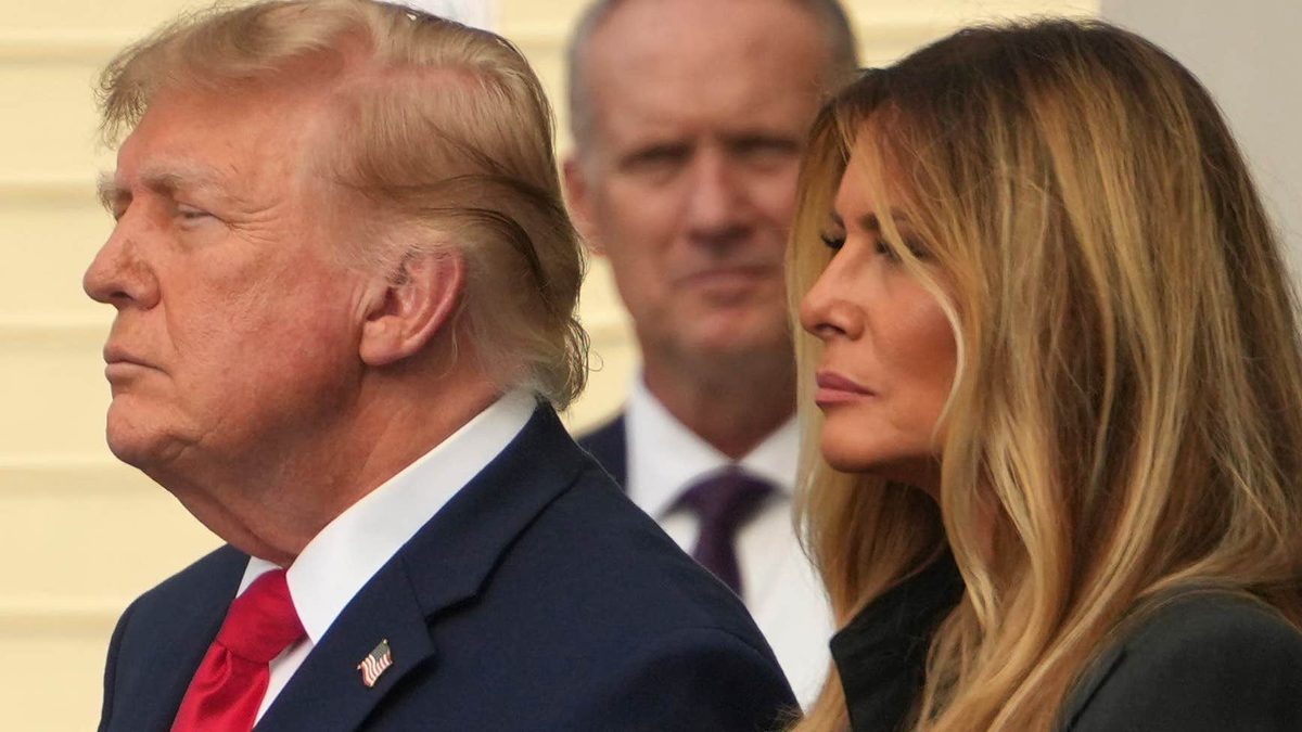 Trumps ord om Melanias frånvaro