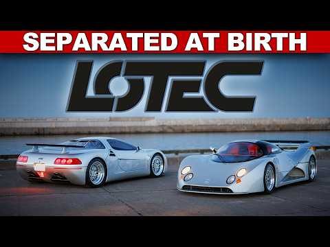 Galna Lotec-bilarna möts för första gången