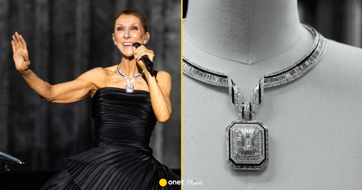 Celine Dion zachwyciła na scenie. Zrobienie naszyjnika zajęło ponad 1 tys. godz.