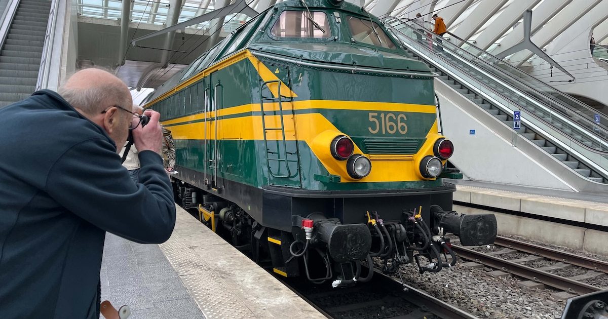 La SNCB a fait voyager Liège dans le temps pour ses 100 ans