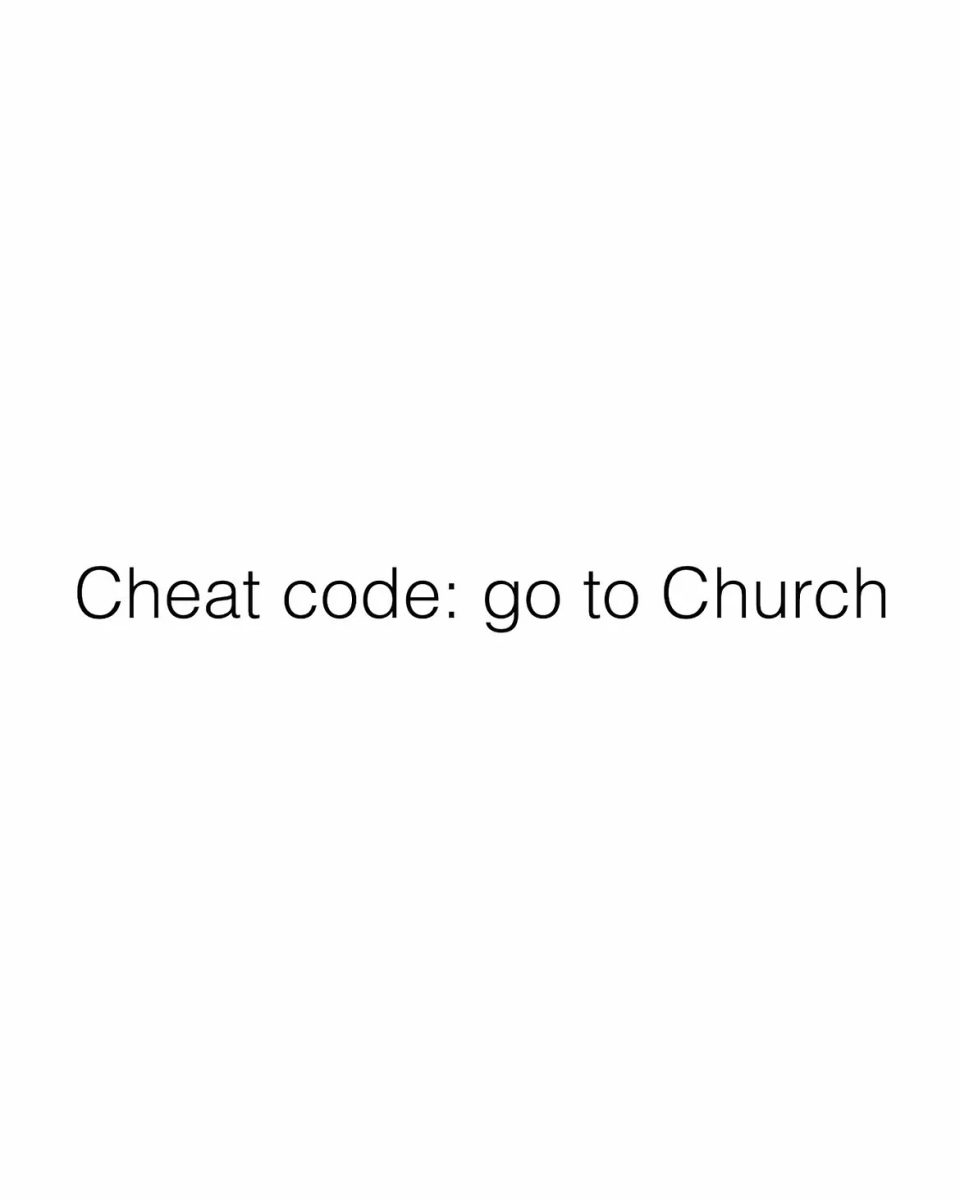 Stay prayed up 🛐