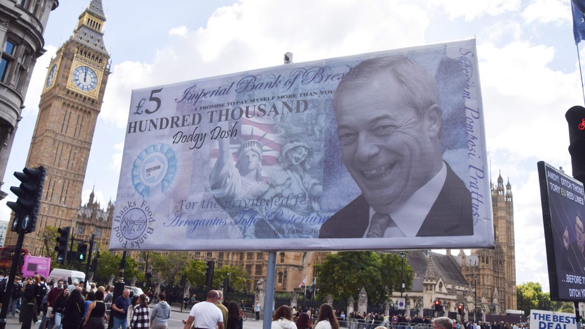 Nigel Farage lyrisch over megadonatie van cryptomiljardairs aan Britse Reform-partij, maar geld komt op twijfelachtig m…