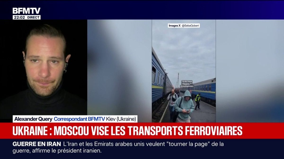 Guerre en Ukraine: ce que l'on sait des frappes russes qui ont touché un train à seulement 2 kilomètres de la frontière…