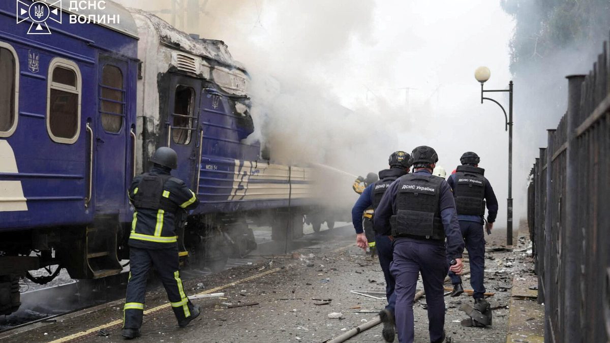 Un drone, un train touché et des cadors occidentaux pas loin... L’ombre de la Russie met le feu aux portes de l’Otan