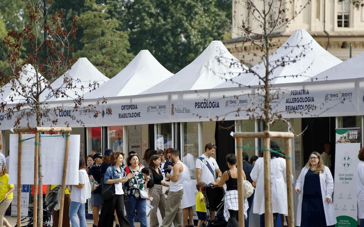 Torino da record per Tennis & Friends: 32mila screening gratuiti in tre giorni