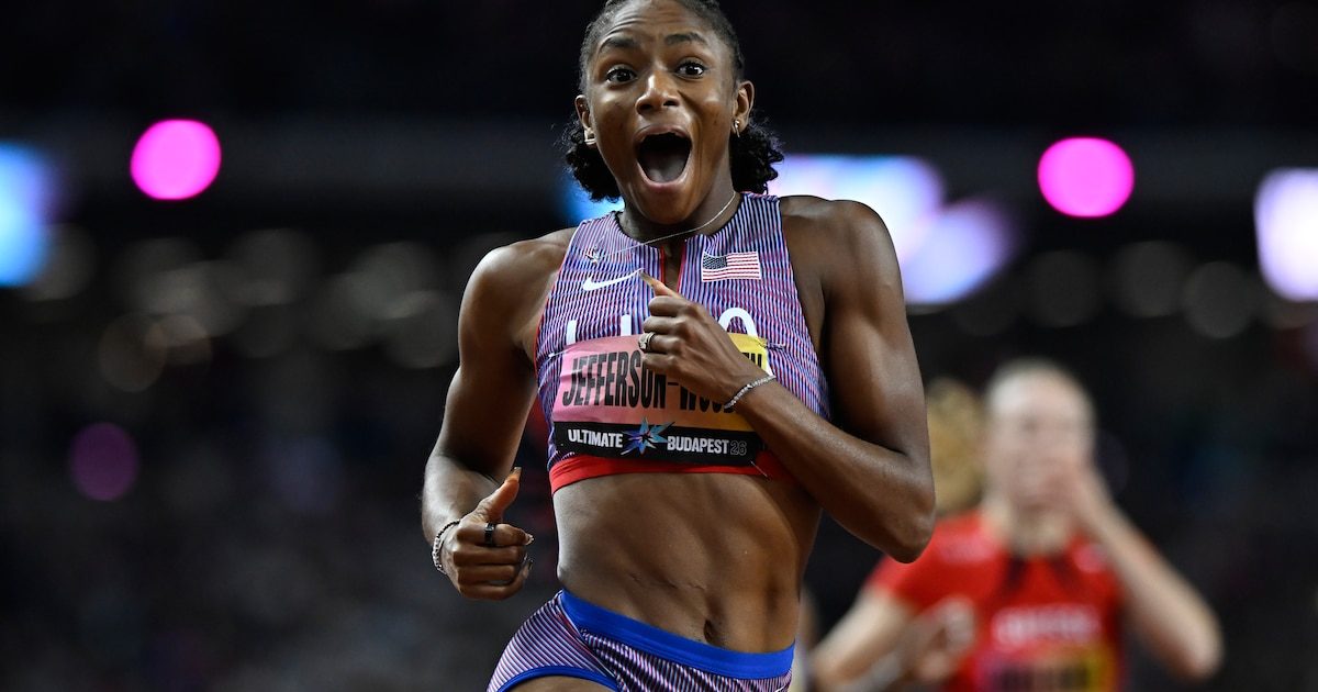 Ultimate Championship à Budapest : Melissa Jefferson-Wooden brille à nouveau sur 200 m, le relais 4x400m mixte de la Be…