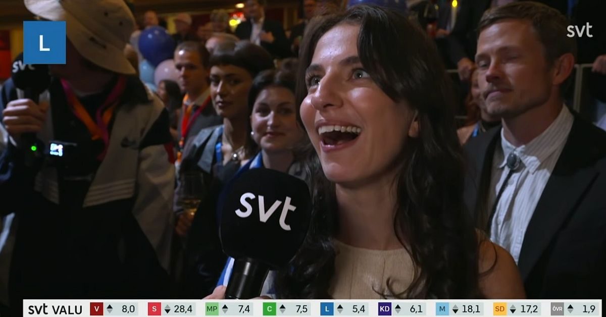 Liberalernas jubel – klart över spärren i SVT:s valu
