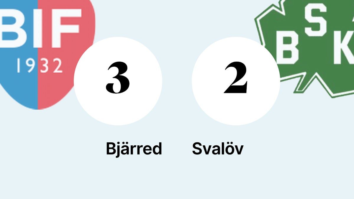 Gabriel Rydéns mål räckte inte när Svalöv föll mot Bjärred