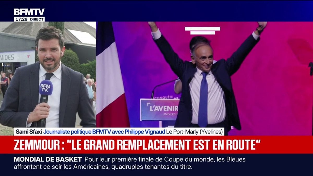 Rentrée politique d'Eric Zemmour: "il entend se différencier du Rassemblement national"