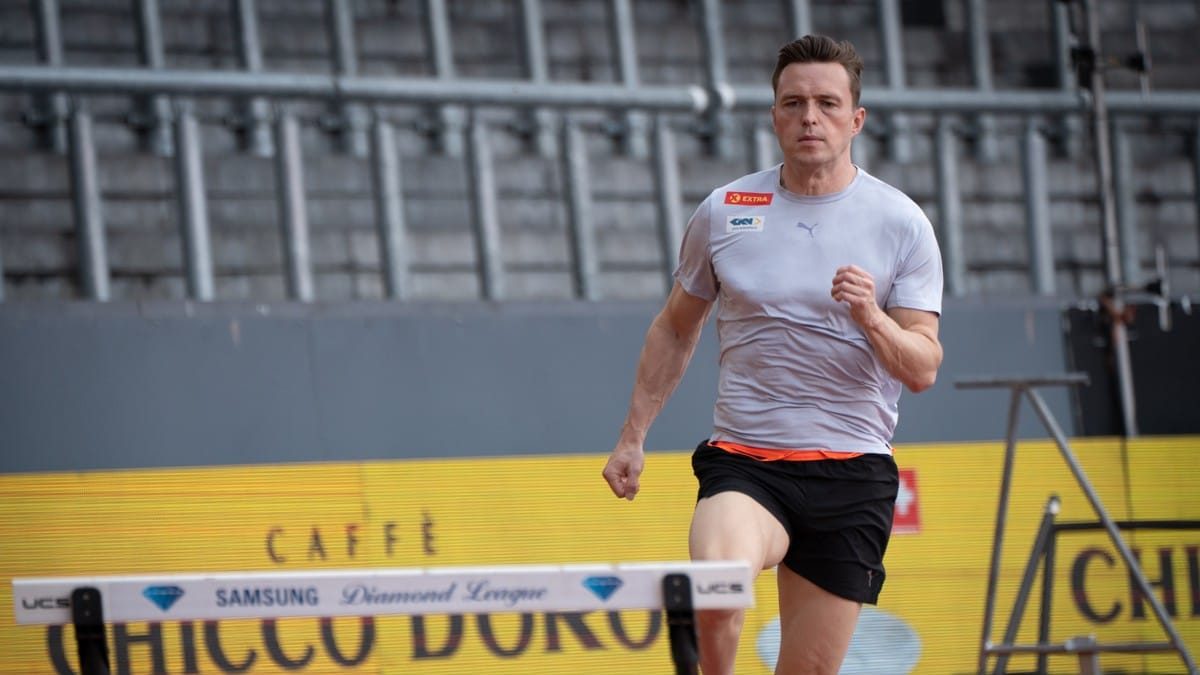 Karsten Warholm kom inn på 3. plass på 400 meter hekk