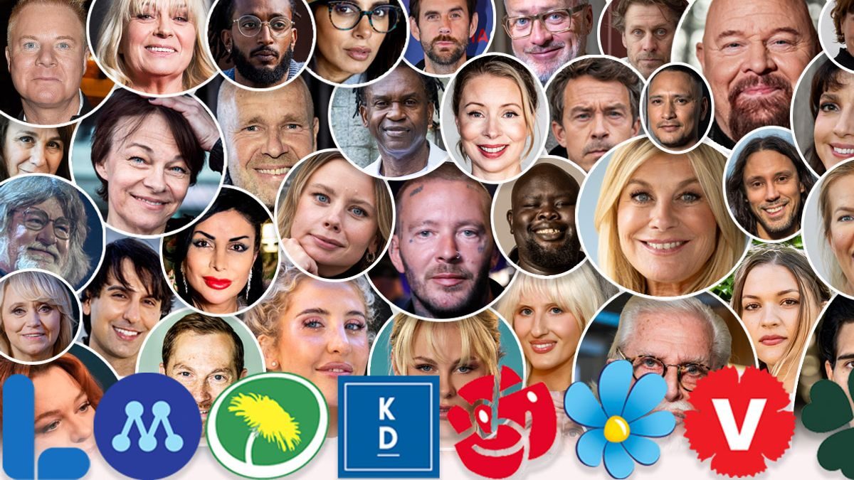 Kända svenskar: Så röstar vi i valet