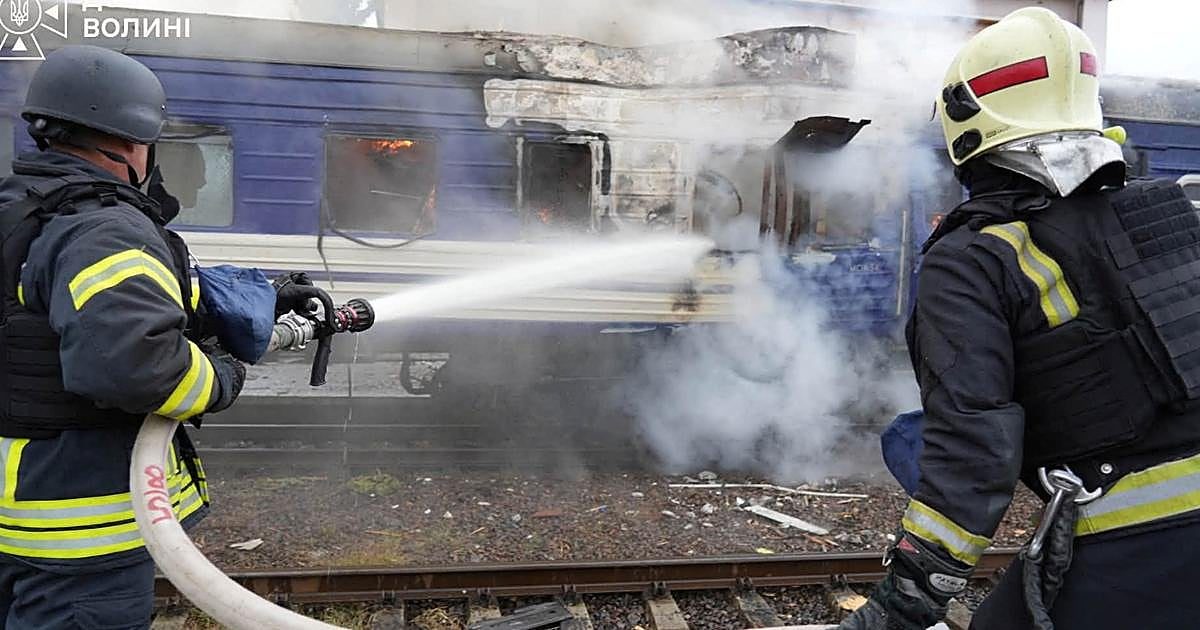 Evacúan el tren en el que viajaba Boris Johnson tras el ataque de un dron ruso a un convoy ucraniano