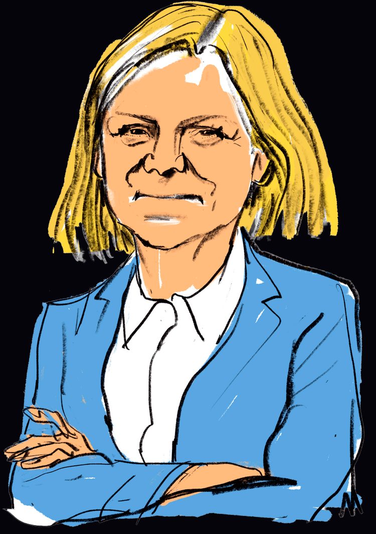 Hun blev statsminister fra den ene dag til den anden. Men hun mangler Mette Frederiksens ølkassetalent