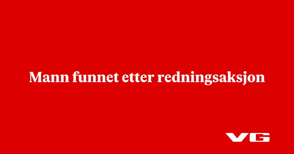 Mann savnet etter fisketur: - Igangsetter redningsaksjon