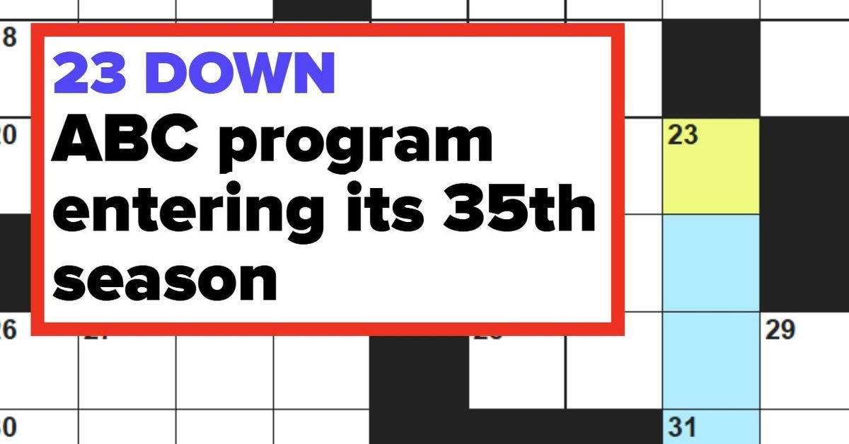 If You Can Finish This Crossword, You're Officially Ready For The New 'Dancing With The Stars' Season