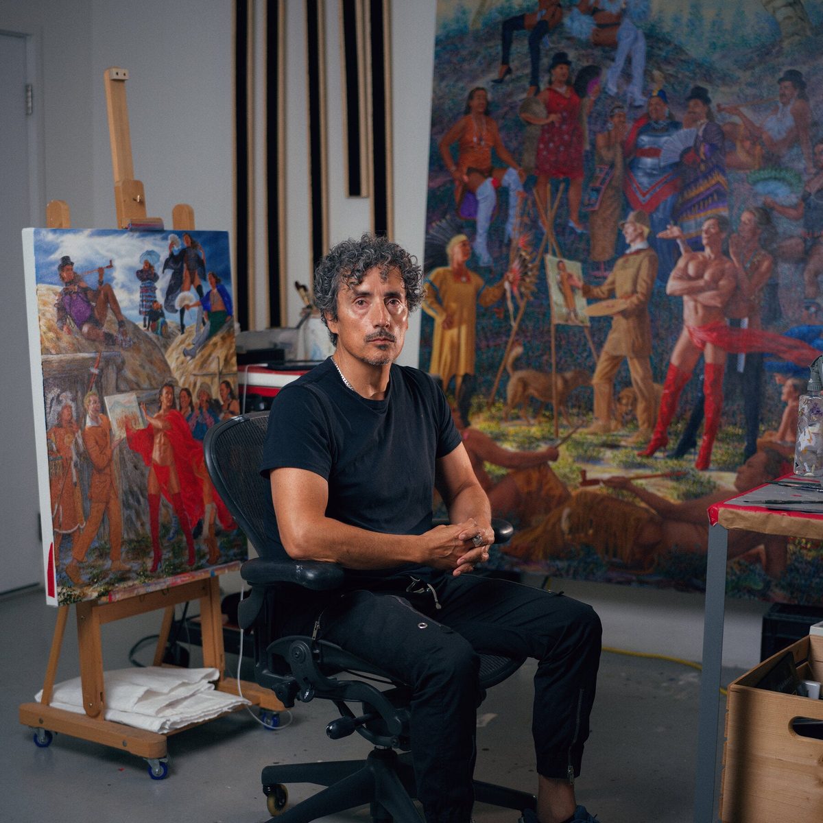 Kent Monkman, an Indigenous Painter, Sees a Vermeer and the Sparks Fly