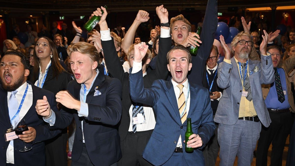 I bilder: Valnatten 2026 på partiernas valvakor