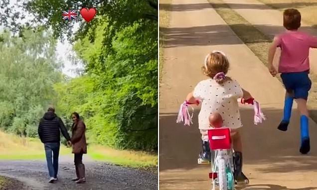 Harry and Meghan's 'cosy' Instagram glimpse of their new life back in Britain is an attempt to relaunch their 'wounded'…