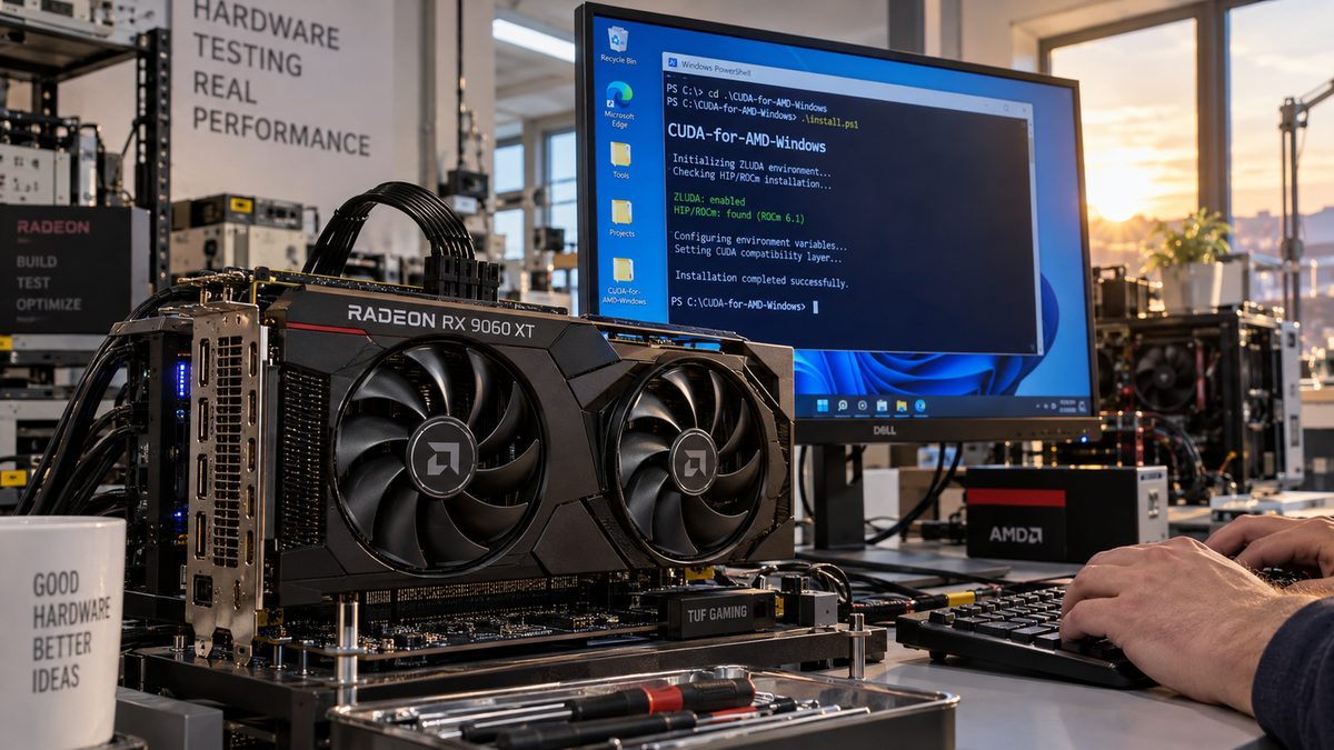 CUDA gira su una Radeon in Windows, ma manca ancora qualcosa