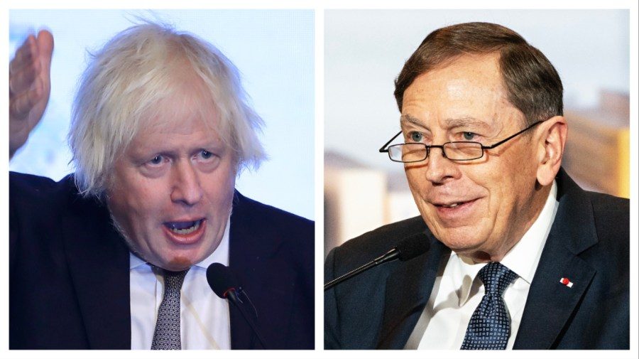Russian drone almost hit former CIA director; may have targeted Boris Johnson