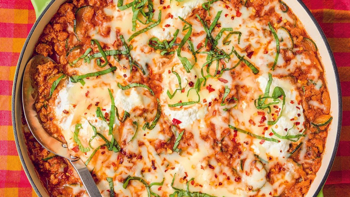 Lasagna-Vibes Zucchini Skillet
