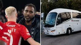 Sirius–Degerfors uppskjuten – efter busshaveri