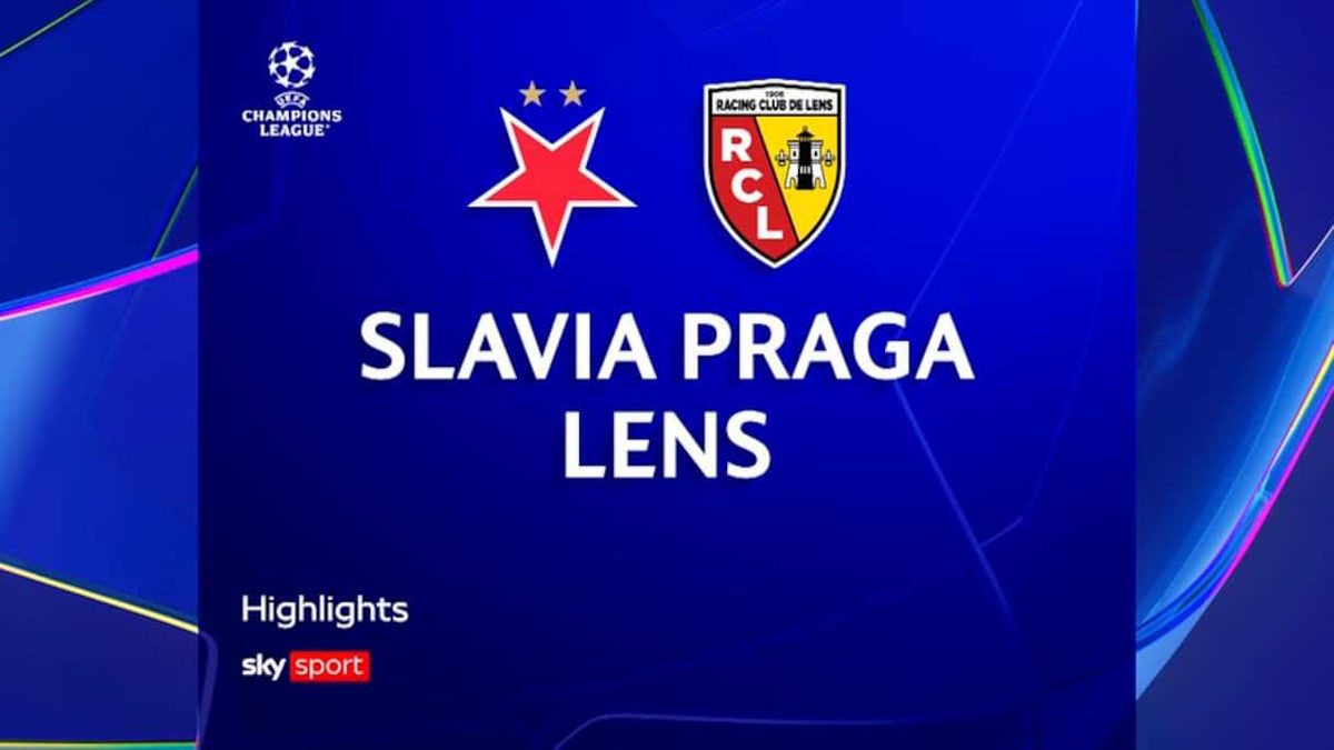 Slavia Praga-Lens 2-3: gol e highlights