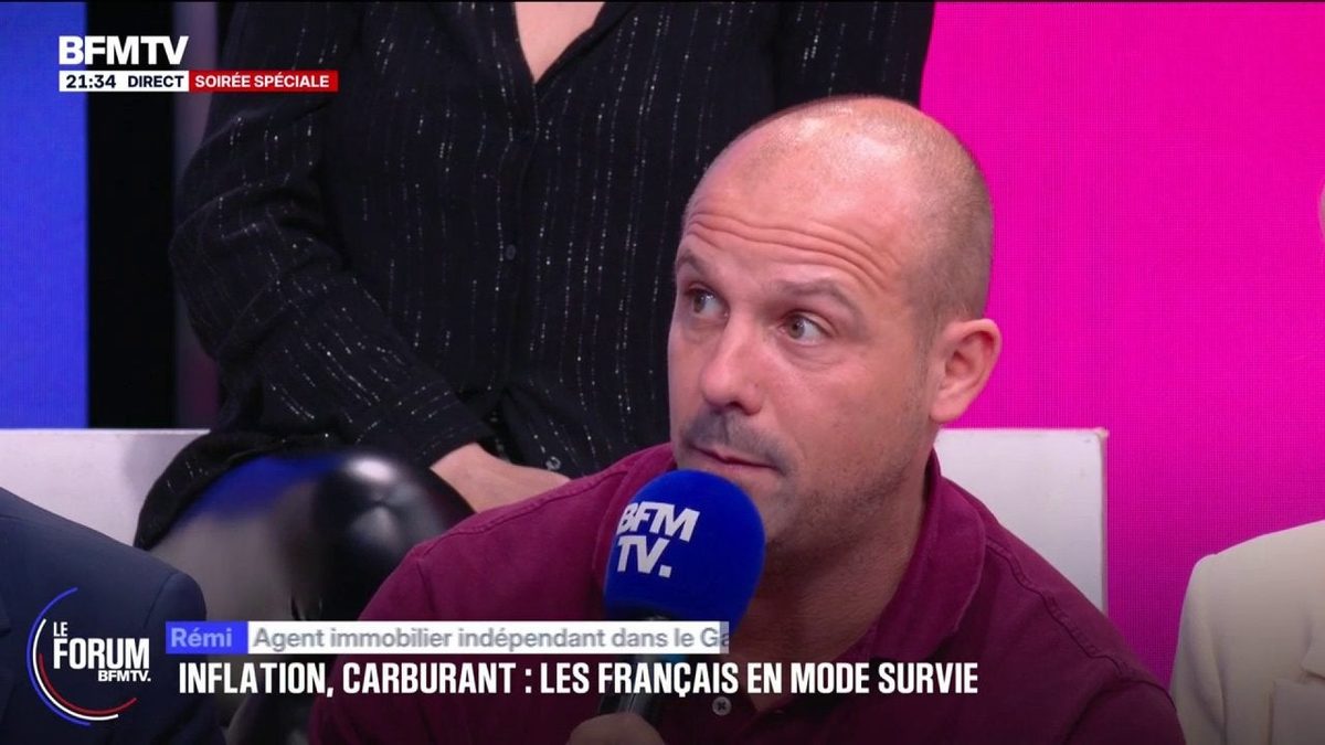 FORUM BFMTV - Vie chère: "Ce n'est pas de la colère, c'est de l'exaspération", explique Rémi, agent immobilier
