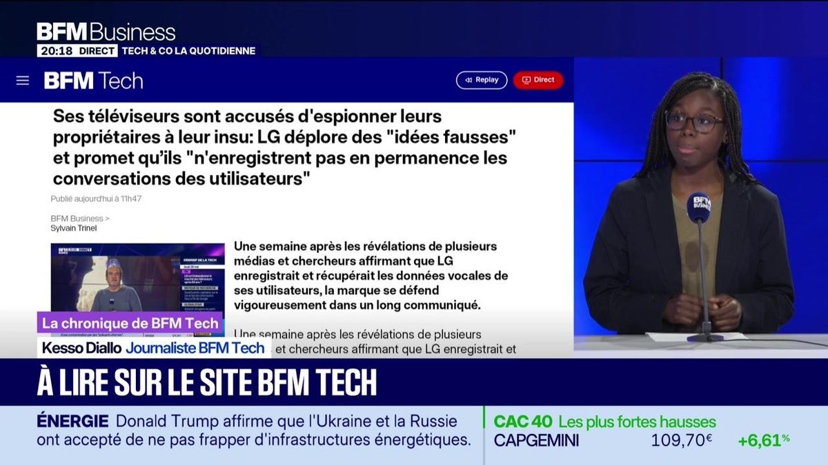 À lire sur le site Tech&Co : Ses téléviseurs sont accusés d'espionner leurs propriétaires à leur insu : LG déplore des…