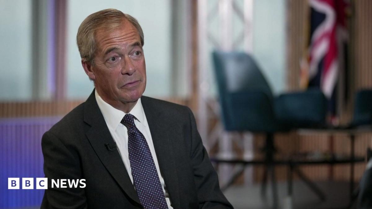 Farage says £72m donations are compliant 'with the law today'