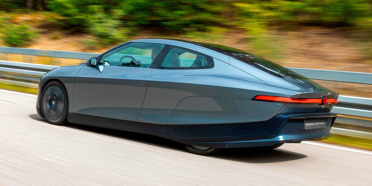 VW's Mission Efficiency Prototype Is Basically an XL1 for the Electric Age