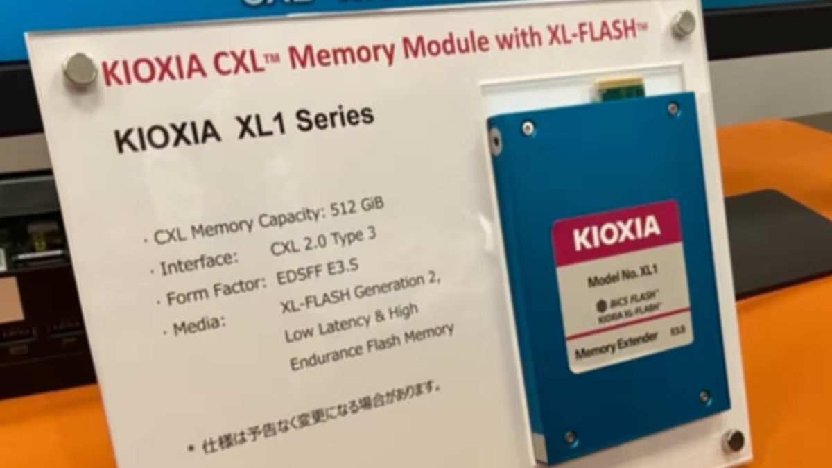 Kioxia has nothing to lose, so it wants to swap expensive DDR for the world's fastest SSD ever built to save the world…