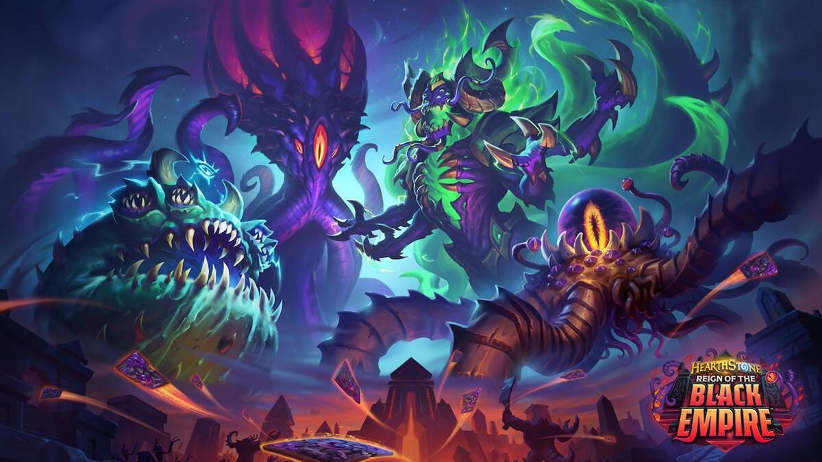 Hearthstone : Le règne de l’Empire noir ramène les Dieux très anciens, le Moine prévu pour 2027