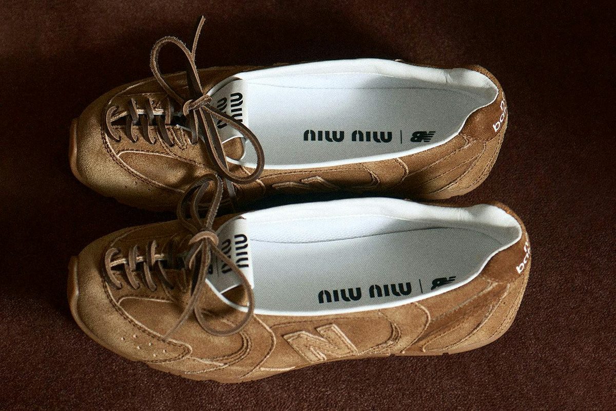 Miu Miu’s Vinyl Club Hides a Secret New Balance Slipper
