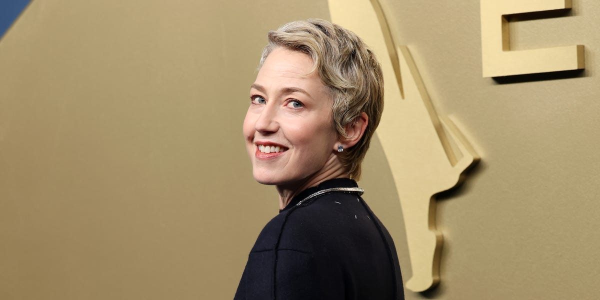 Carrie Coon Wears a Padded Maison Margiela Gown to the 2026 Emmys