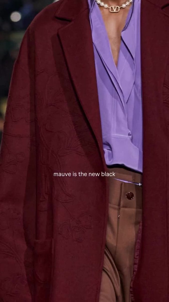 Making a case for mauve this season 💜 #Mauve #FashionInspo #MinimalChic #StyleInspo #ColorOfTheSeason