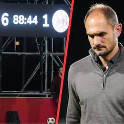 Jong Ajax-trainer García kwaad na 6-1-nederlaag in Utrecht: 'Het is beschamend'