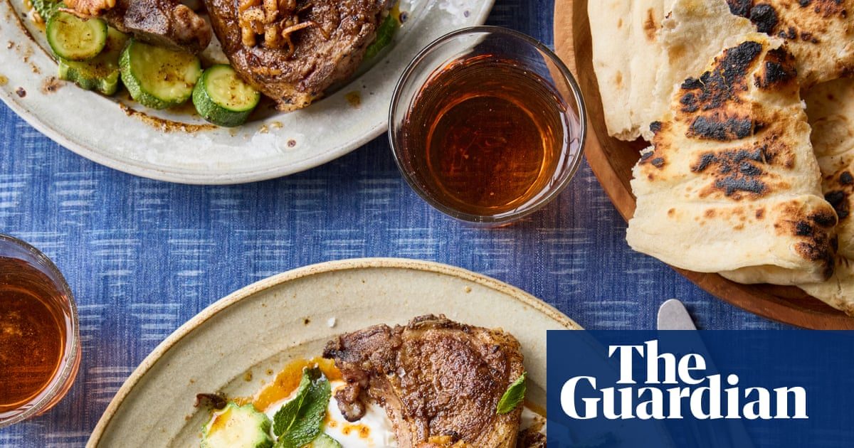 Rosie Mackean’s quick and easy recipe for lamb chops with courgettes, walnuts and yoghurt | Quick and easy