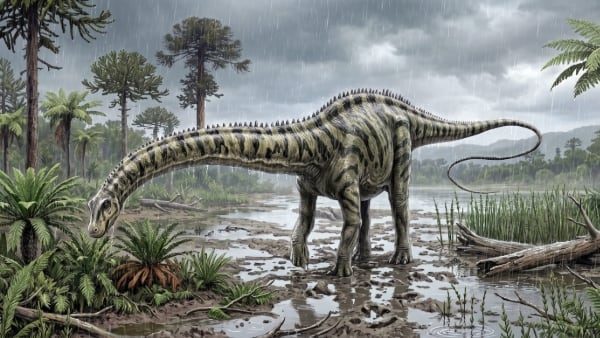 Hallado en Teruel el primer diplodocus fuera de Norteamérica