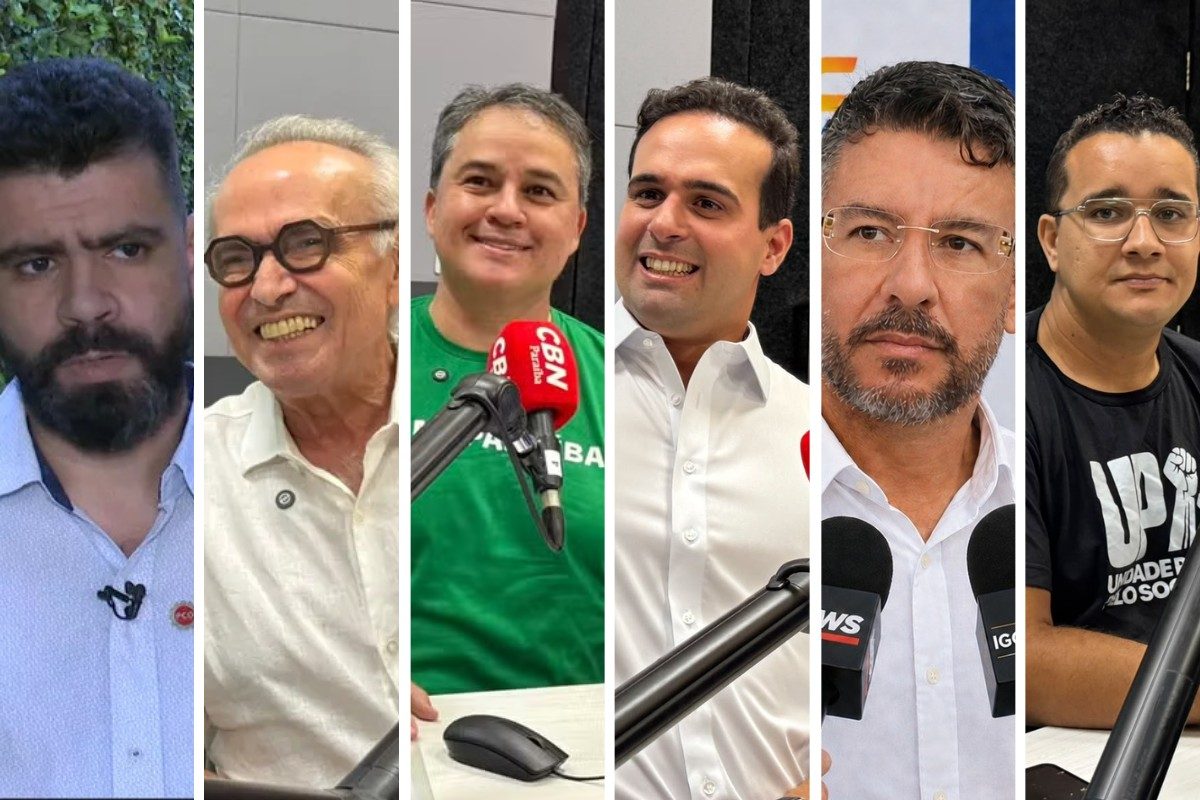 Sabatinas, entrevistas e caminhadas: veja como foi o dia dos candidatos ao governo da Paraíba