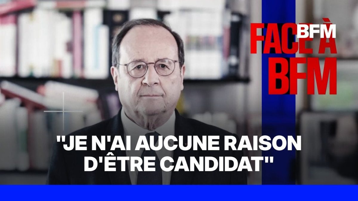 FACE À BFM - François Hollande se dit prêt à se mettre "au service de son pays"