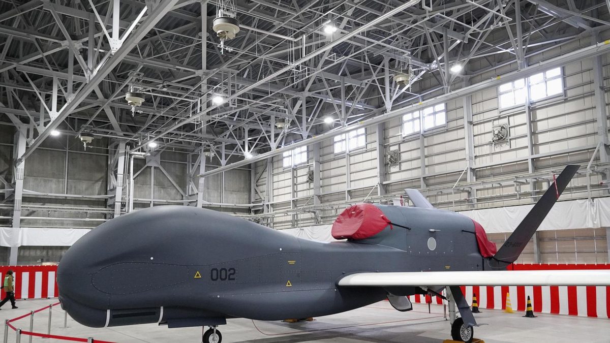 Japan loses contact with a surveillance drone off the country's northwestern coast