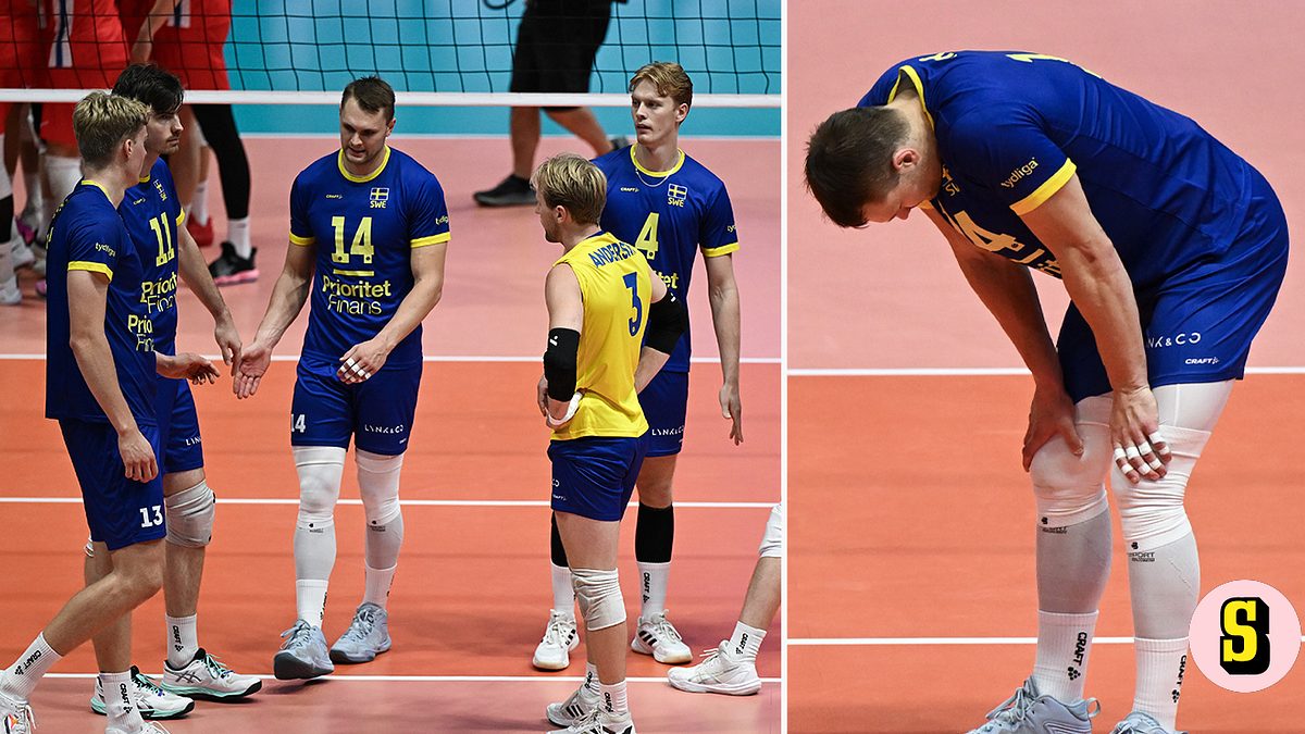 Sverige utslaget ur volleyboll-EM