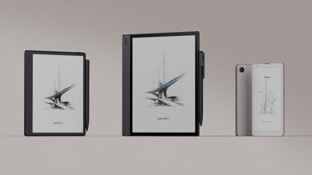 Boox just dropped three new devices: Meet the Palma 3, Note Air6 C, and Note Mini C