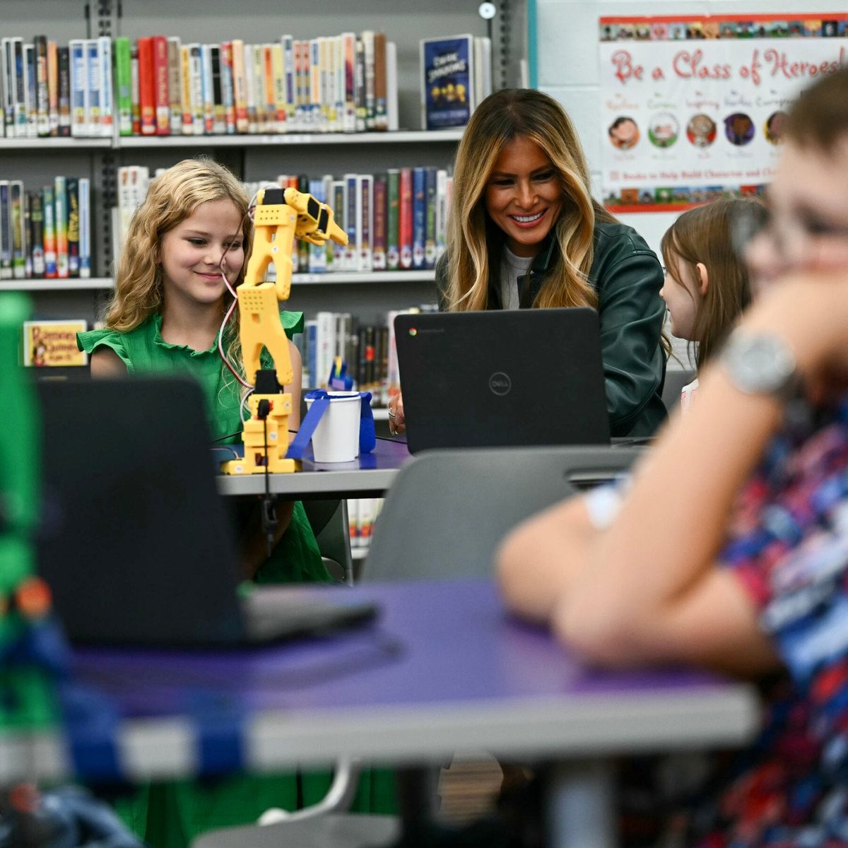 Melania Trump Encourages Children to Build ‘the Next Great Robot’ With A.I.