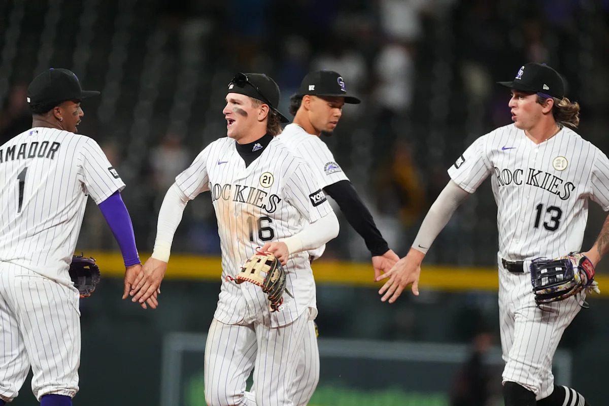 Cole Carrigg goes 4 for 5 and the Rockies defeat the Padres 9-3 to end 8-game losing streak