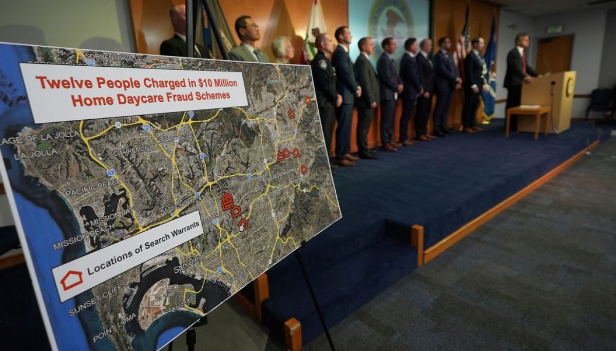 Feds charge 12 people in $10 million California childcare fraud scheme