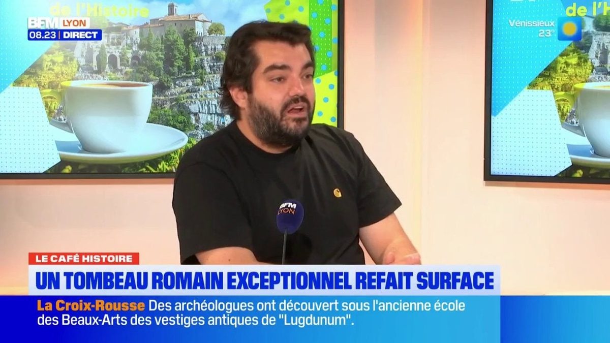Le Café Histoire de Bonjour Lyon, retour sur la découverte d'un tombeau romain exceptionnel