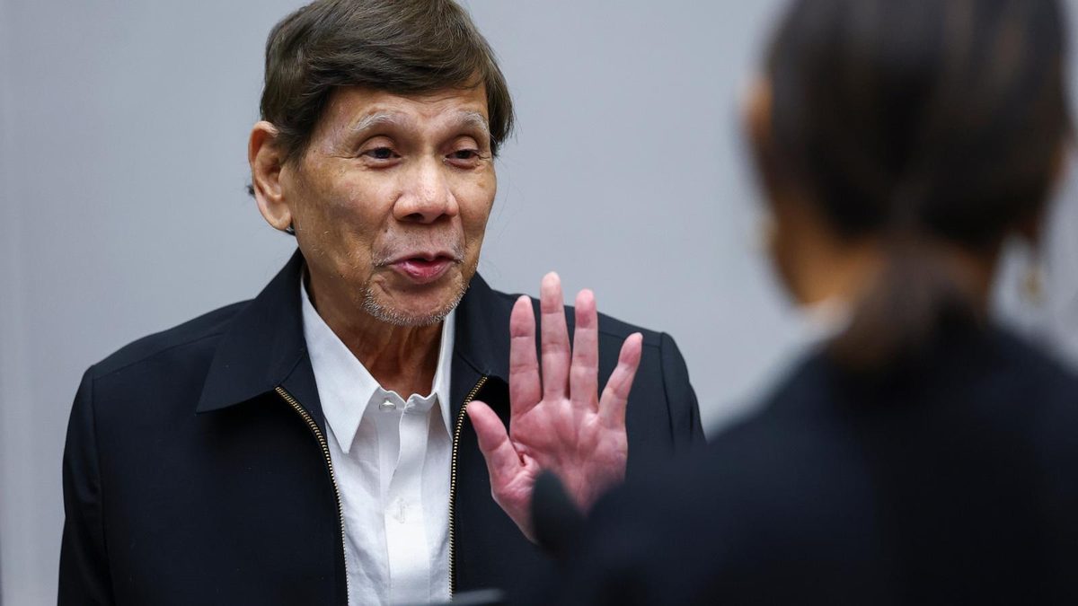 Former Philippine President Rodrigo Duterte is expected in court in The Hague