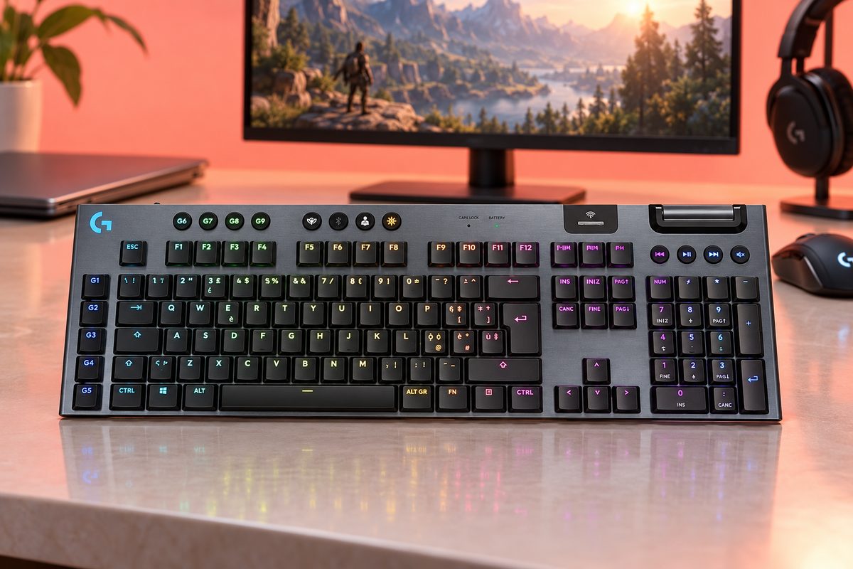 Logitech G915 X LIGHTSPEED a 163,71€, passa da gioco a lavoro con un tasto
